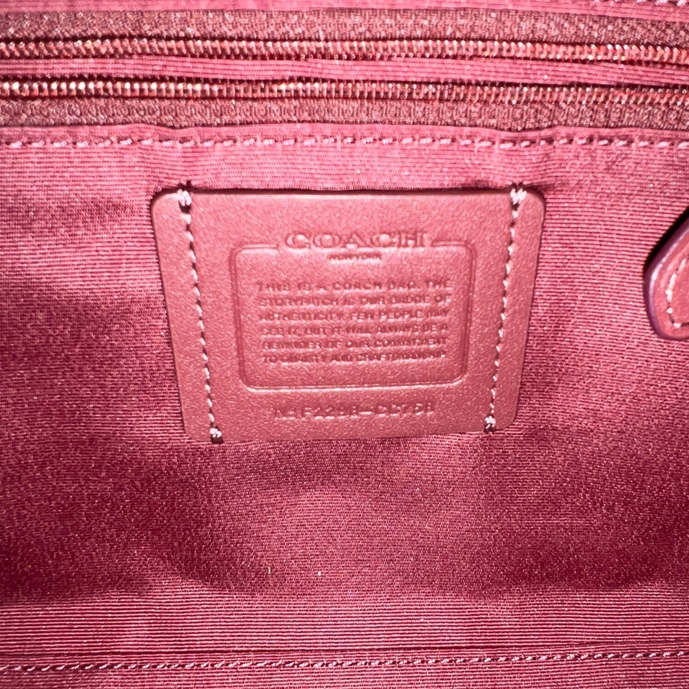 Coach, Rowan Satchel In Signature Canvas With Leopard Print - Picture 11 of 14